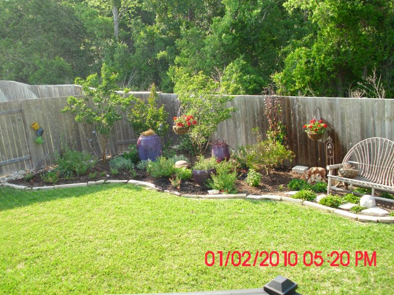 Completed bed low maintenance design